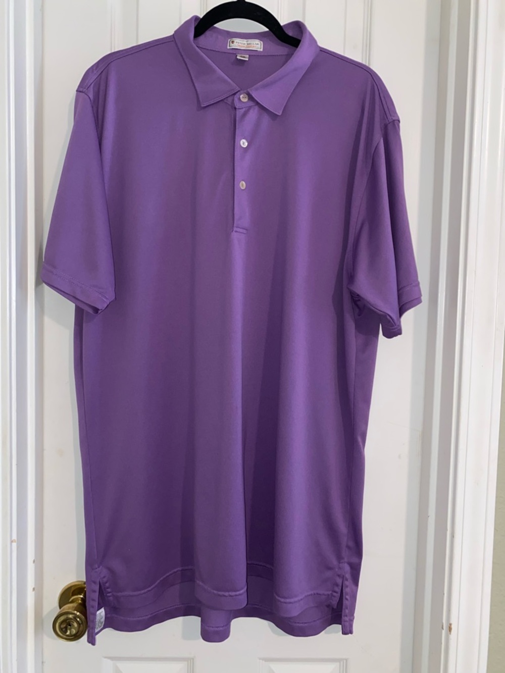 Peter Millar Summer Comfort Lavender Performance Polo Shirt